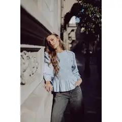 RUPHA - Blusa rayas Azules Elise