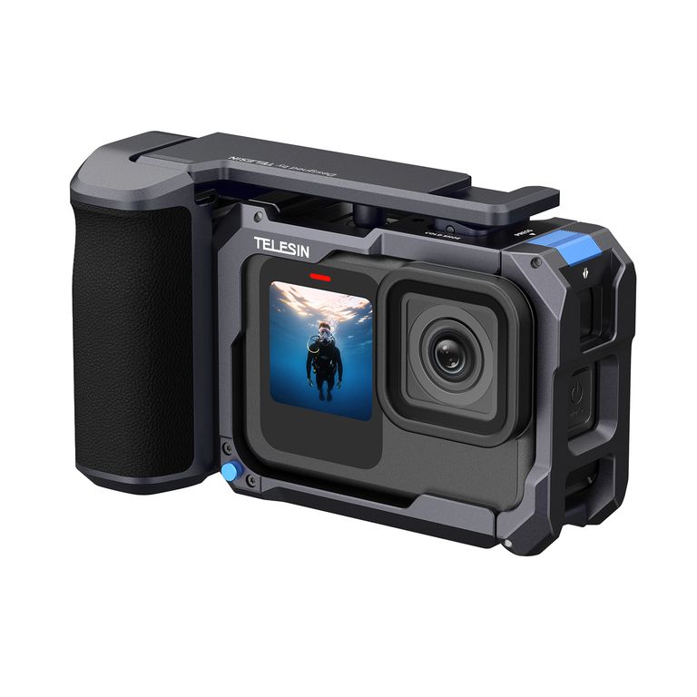 Grip + Jaula Aluminio Empunadura para GoPro 9 10 11 12 13