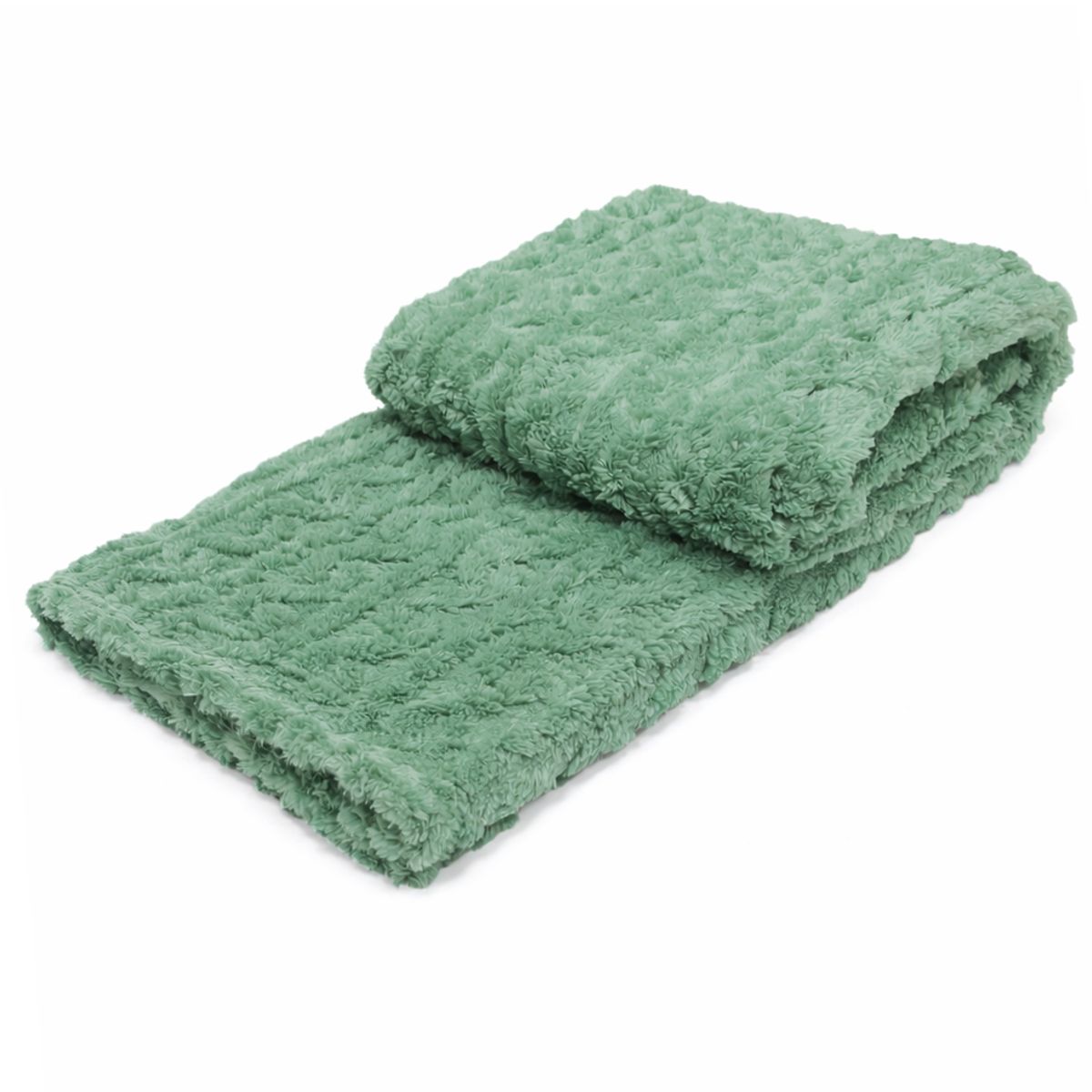 ZAHR - MANTA JACQUARD  SHERPA VERDE
