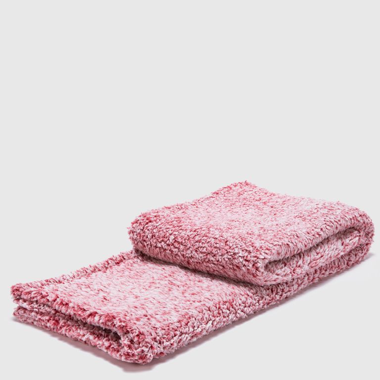 MANTA SHERPA ESTAMPADA ROJO Rojo