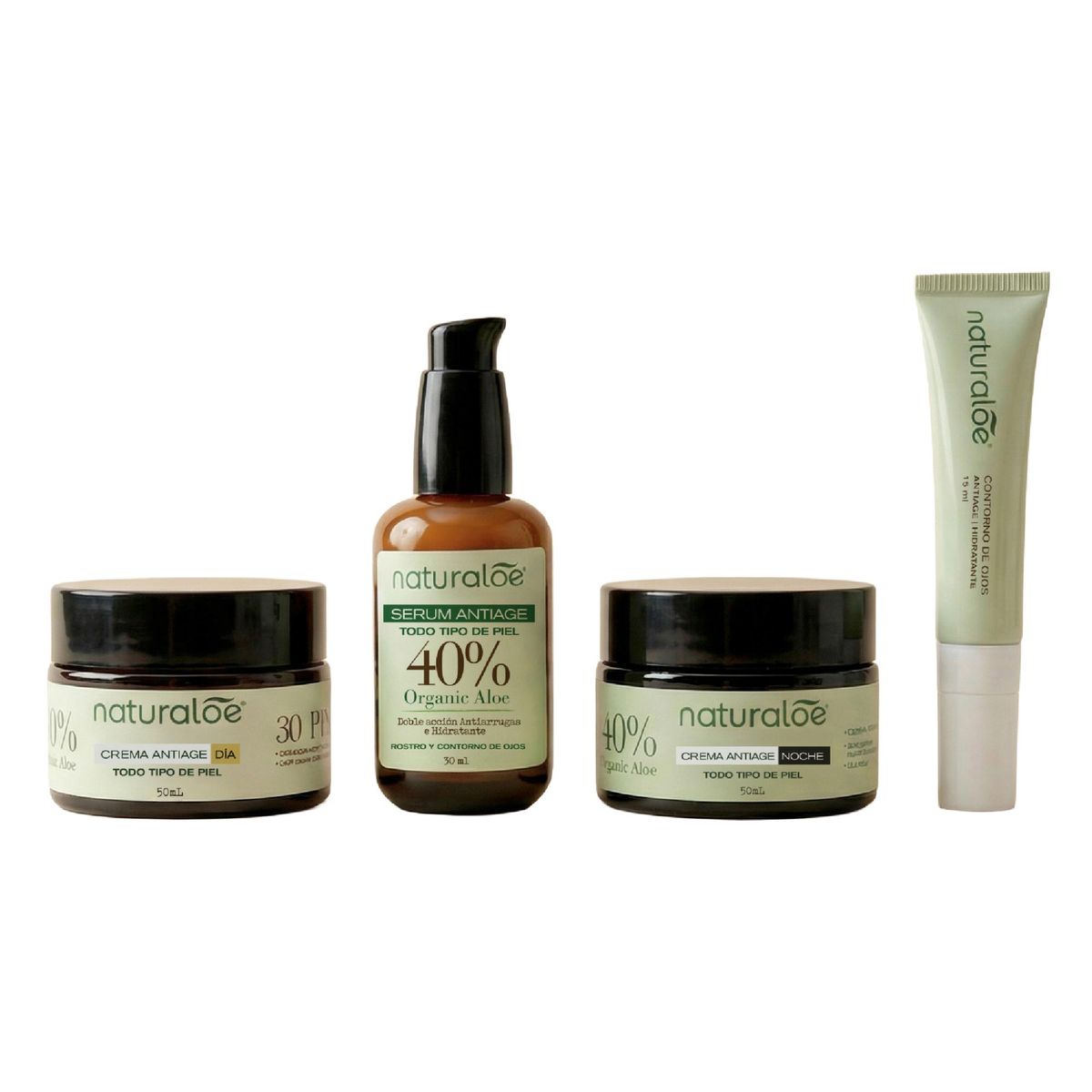 NATURALOE - Set Rutina Completa Skincare Antiage Naturaloe