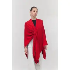 GUINDA - Ruana Cruzada Juno