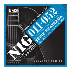 NIG - Set de Cuerdas Guitarra Acústica Metálica 11-52 N430