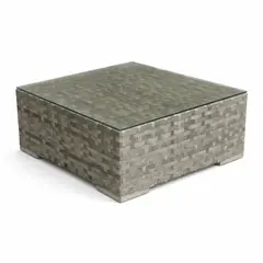 MUEBLES LA TERRAZA - Mesa de centro Terraza color Gris 67x67 cms.