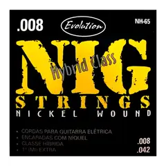 NIG - Set de Cuerdas Guitarra Eléctrica 08-42 NH65