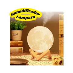 MOVI - Humificador Lámpara Tipo Luna 3D USB Relajación y Aromaterapia