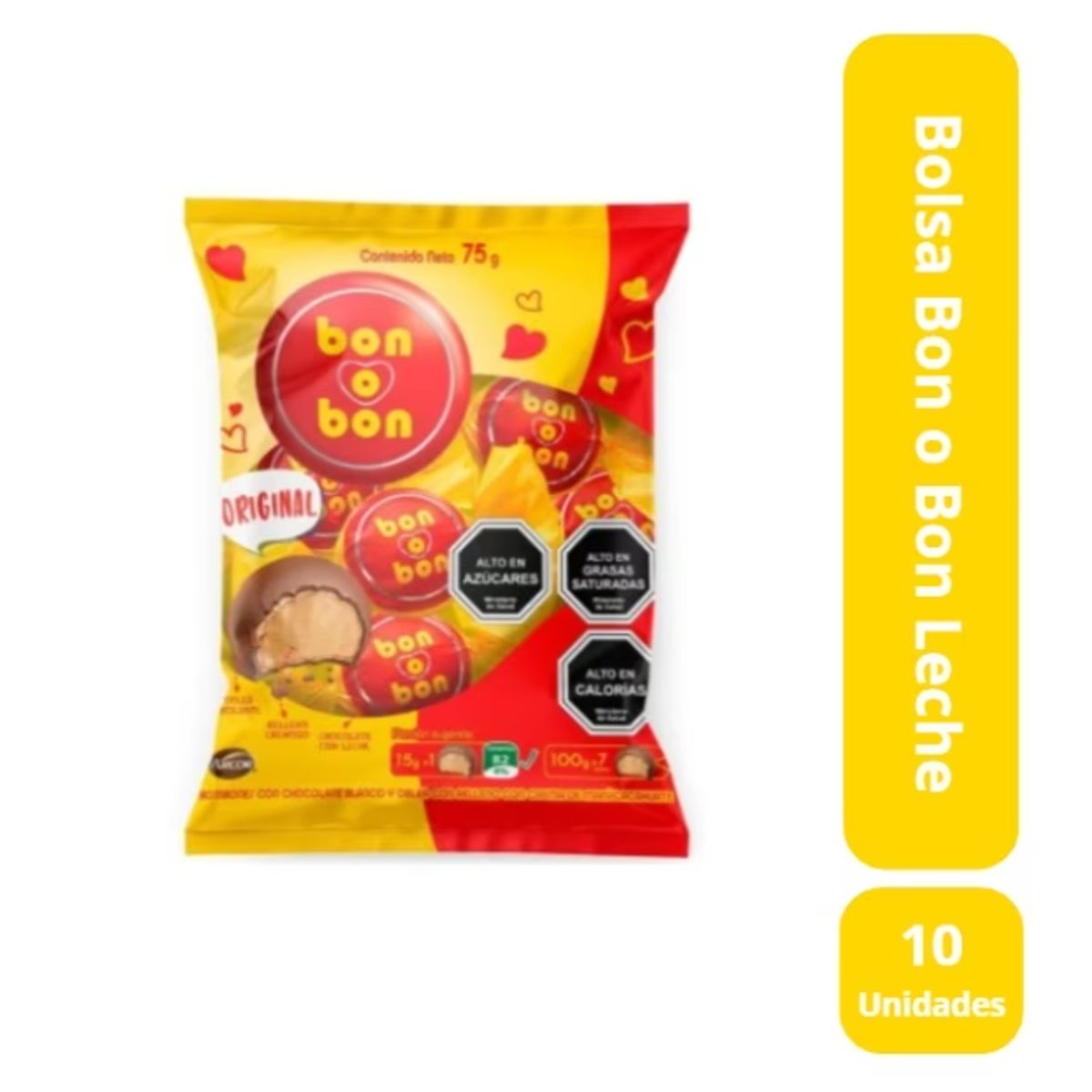 ARCOR - Pack Bolsa Bon o Bon Leche 75 grs