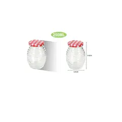 GENERICO - Frasco De Vidrio Conservero 250ml Con Tapa Rosca Para Cocina