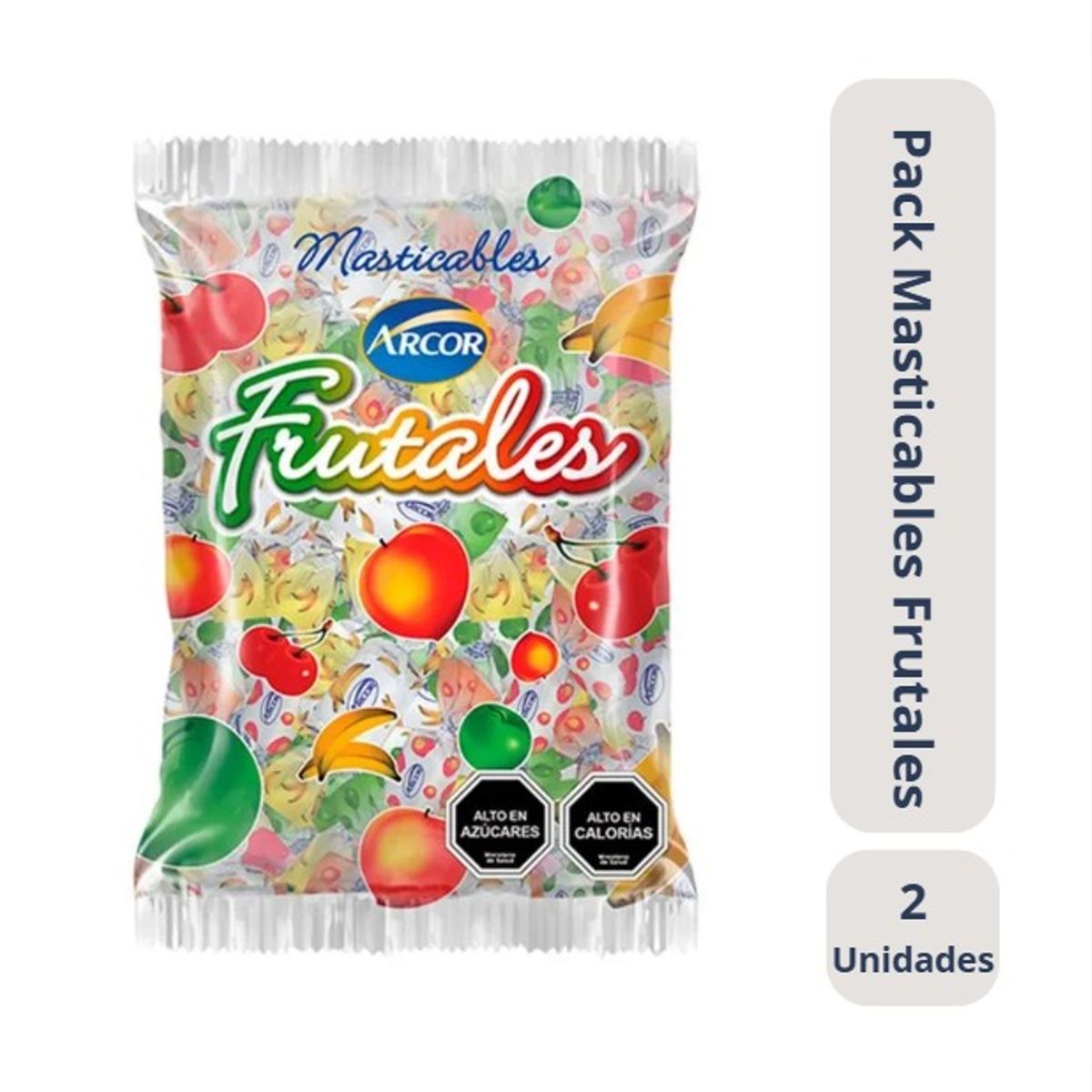 ARCOR - Pack 2 Bolsa De Masticables Frutales 800gr