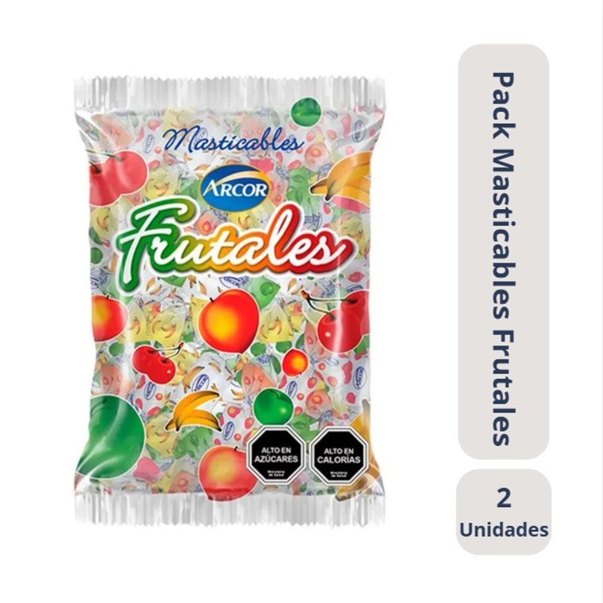 ARCOR - Pack 2 Bolsa De Masticables Frutales 800gr