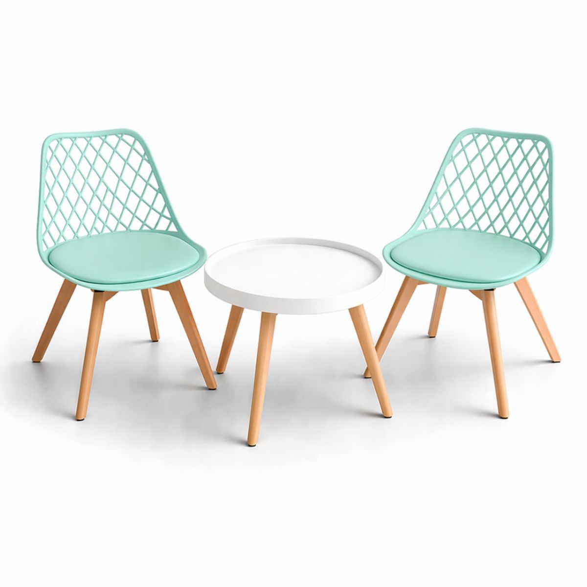 HABITA2 CHILE - Set de Mesa y 2 Sillas Magic Tulip Mesh