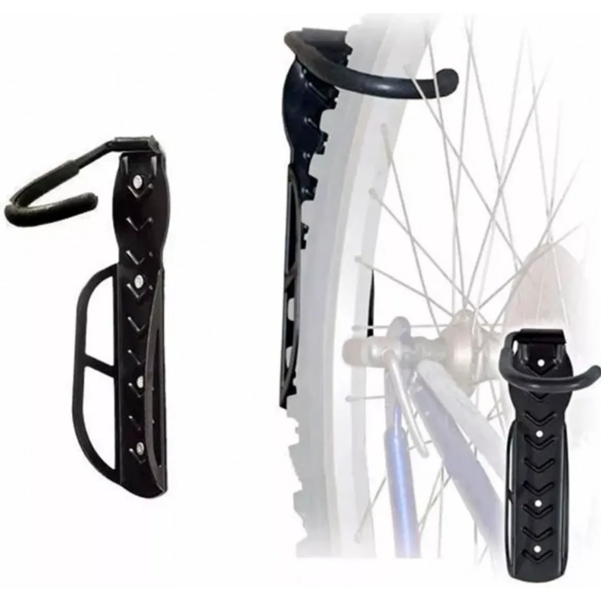 GENERICO - Soporte Porta Bicicleta Para Muralla Colgador De Bicicleta
