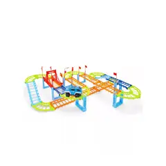 GENERICO - Pista De Auto Mágica Armable Con 52 Pcs