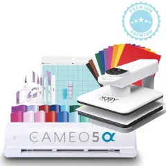 SILHOUETTE - Cameo 5 + estampadora HOBY PRESS Auto Heat Press 38x38cm Cp4