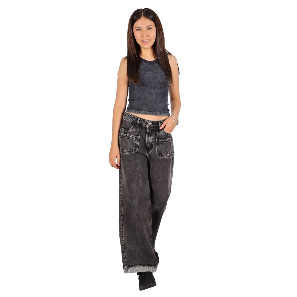 DIVINO JEANS - Jeans Nicol II Negro Divino Teen