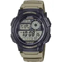 CASIO - RELOJ AE1000W-5AV HOMBRE DEPORTIVO WORLD TIME WR100M