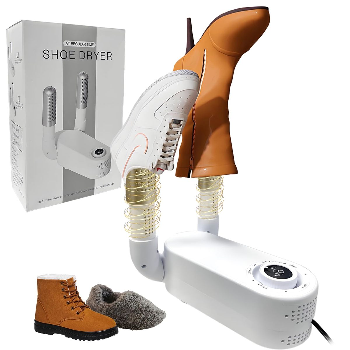 IRM - Secador de Zapatos plegable 360 secado rápido