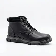 THUNDER BLUE - Botas Hombre Cuero Negro Colum 2511-2
