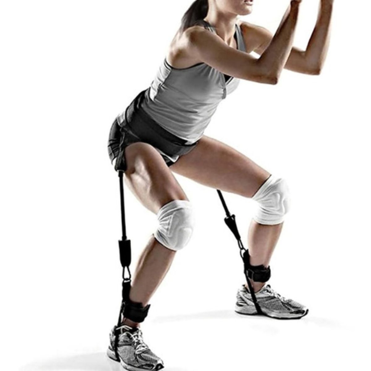 GENERICO - Banda Elástica Piernas Jump Trainer Fitness Multifuncional