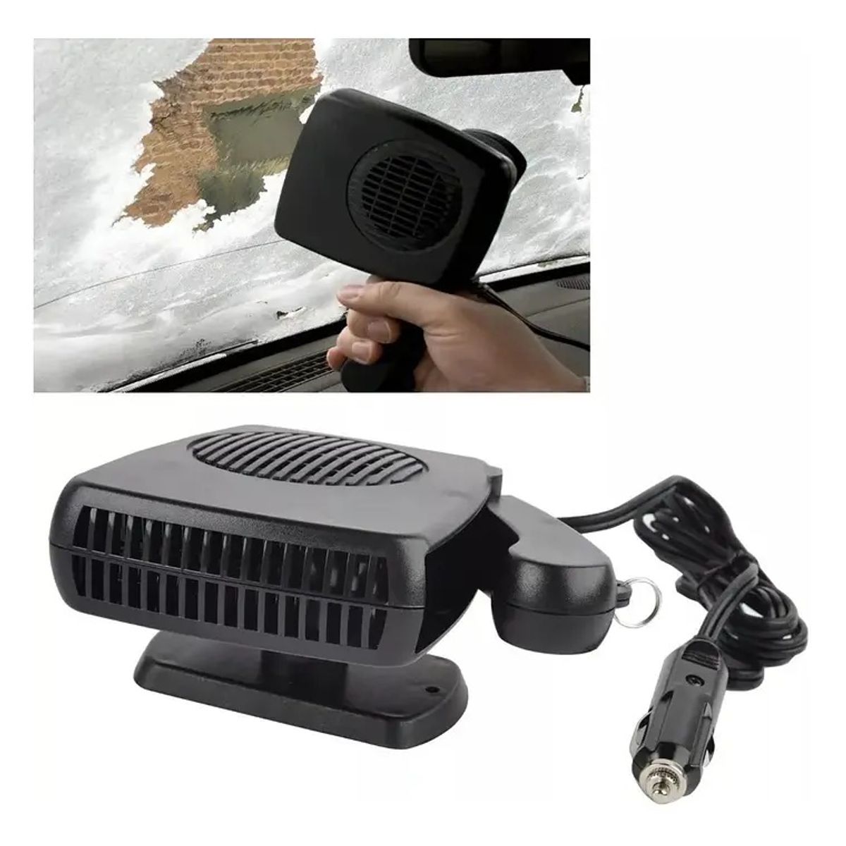 GENERICO - Calefactor de Auto y Ventilador 12v 150w 2en1