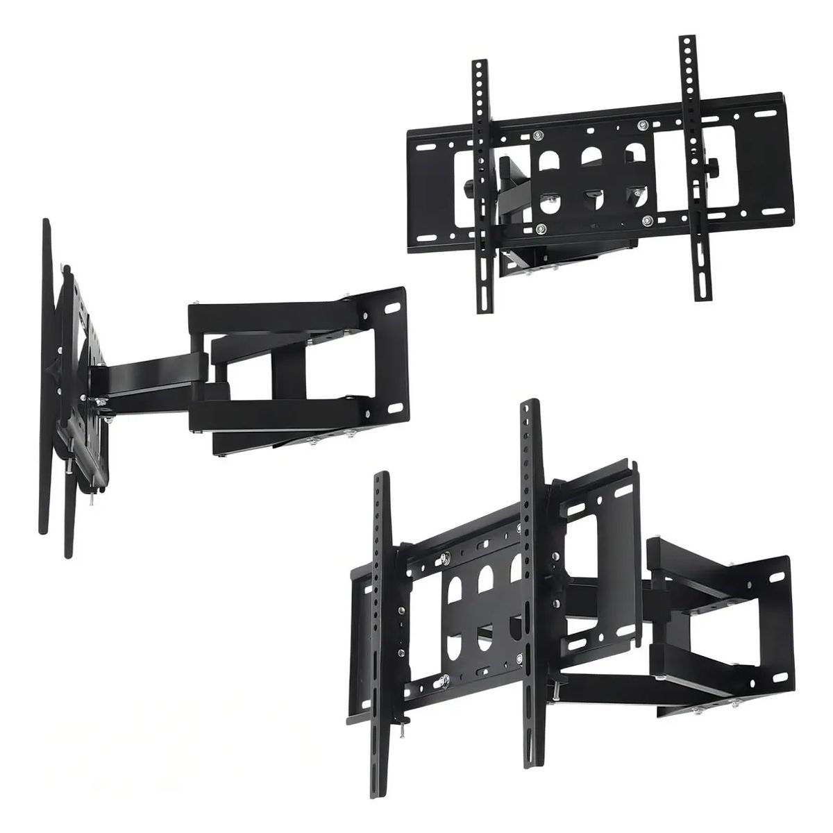GENERICO - Soporte Articulado Tv Pared Doble Brazo 26-55 Pulgadas 56 Kg