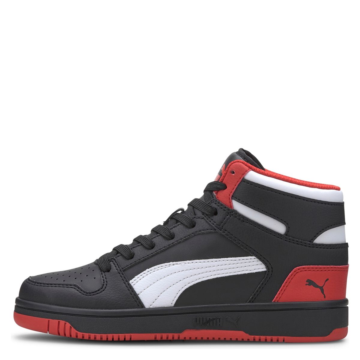 PUMA - Rebound Layup Zapatilla Urbana Niño Negro Puma