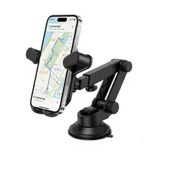 GENERICO - Soporte Celular Auto Brazo Largo Articulado Ventosa Premium