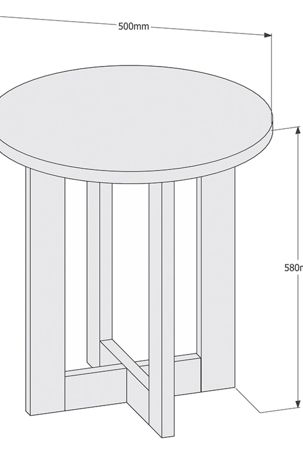 BE DESIGN - Mesa Lateral Be Perla Be Design