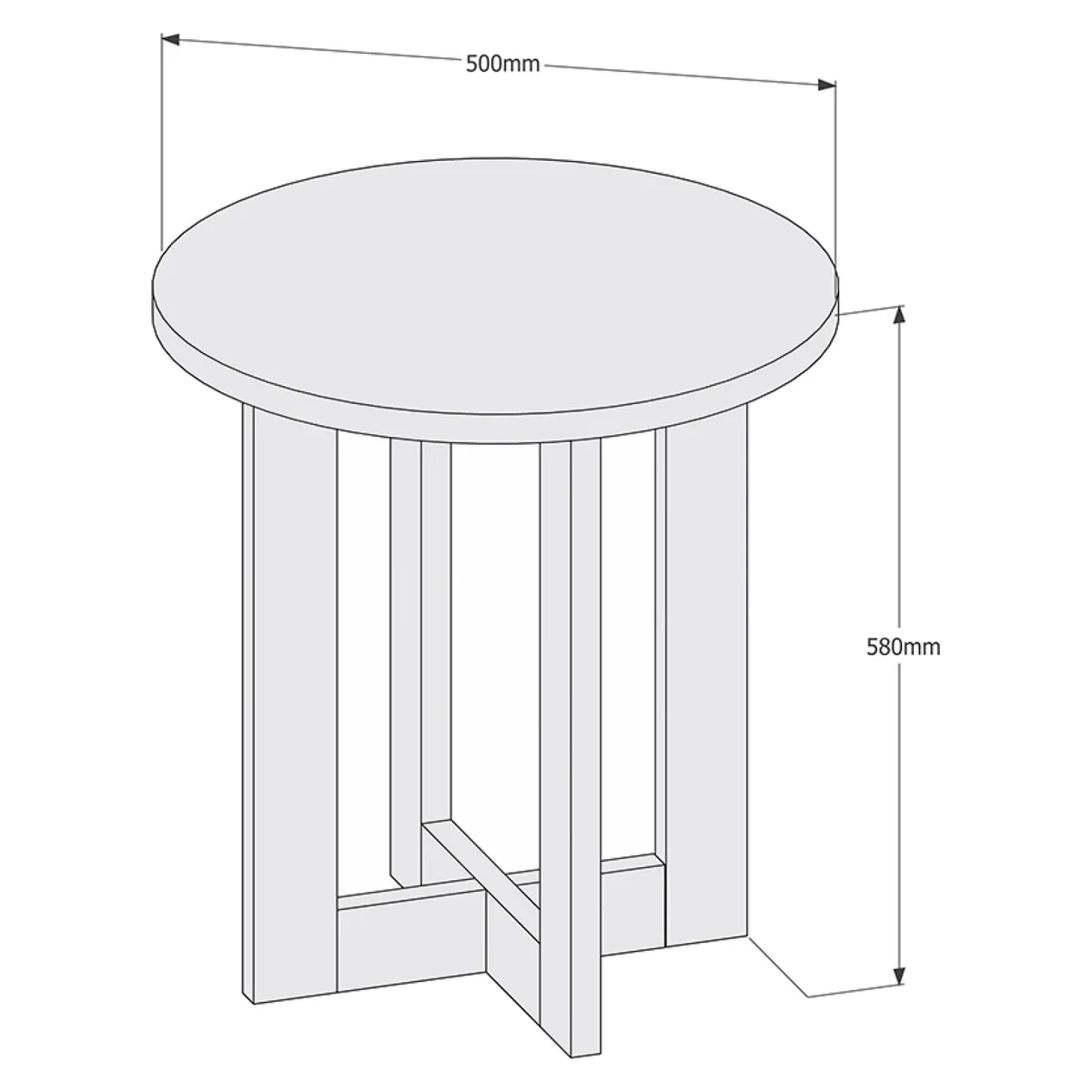 BE DESIGN - Mesa Lateral Be Perla Be Design