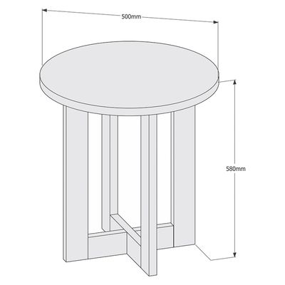 Imagen 2 del producto Mesa Lateral Be Perla