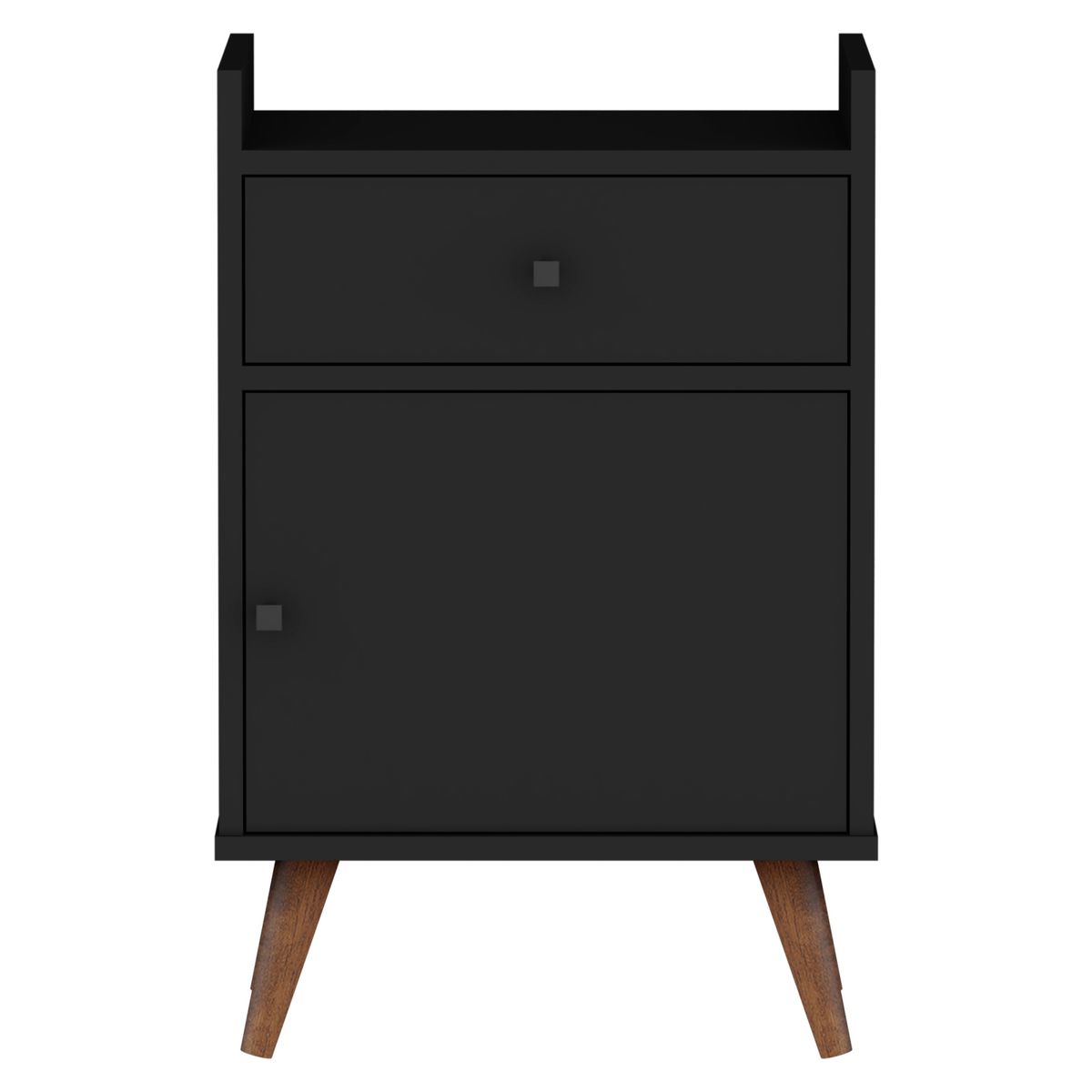 BE DESIGN - Velador Con Puerta Be Negro Be Design