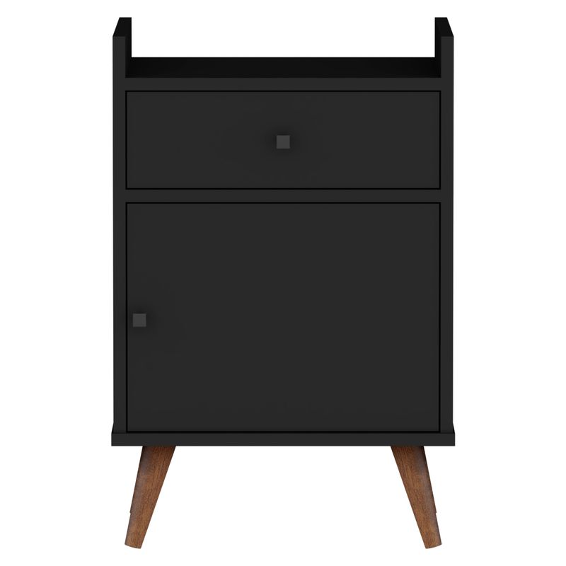 BE DESIGN - Velador Con Puerta Be Negro Be Design