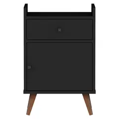 BE DESIGN - Velador Con Puerta Be Negro