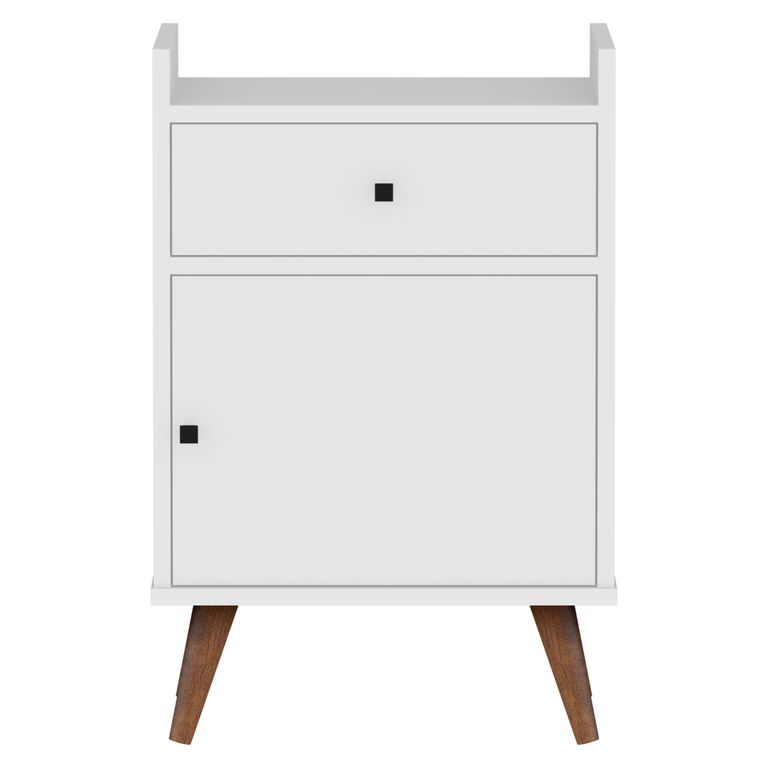 BE DESIGN Velador Con Puerta Be Blanco