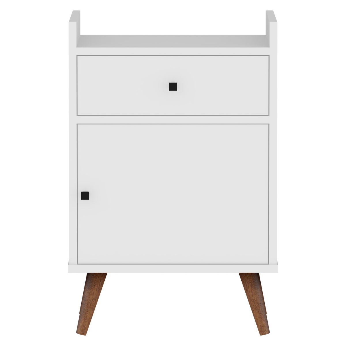 BE DESIGN - Velador Con Puerta Be Blanco Be Design