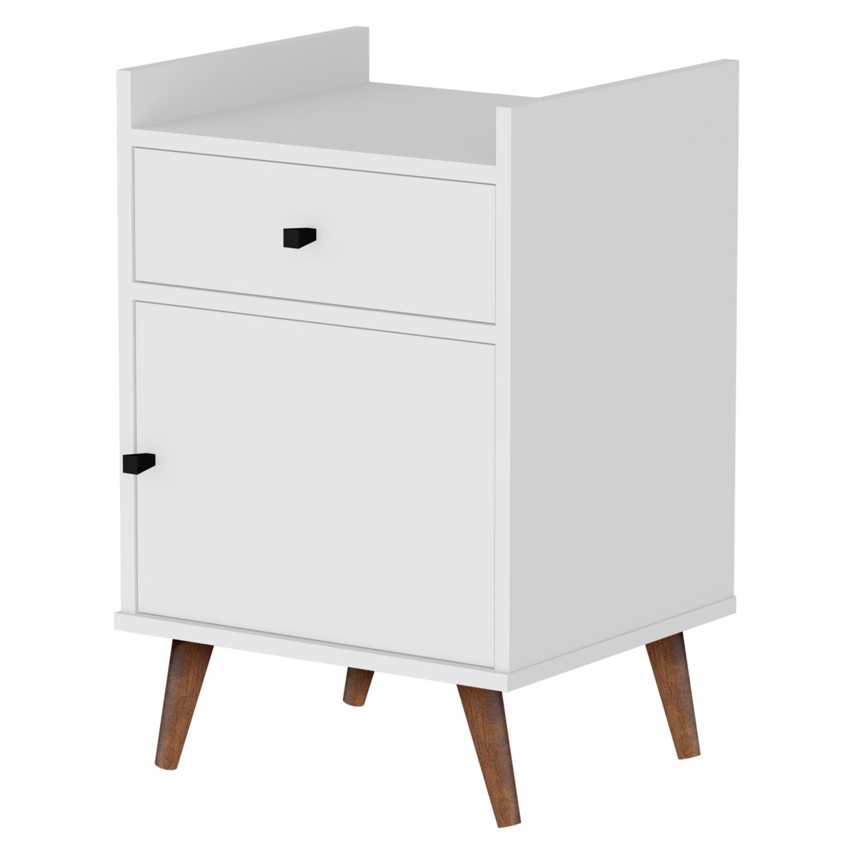 BE DESIGN - Velador Con Puerta Be Blanco Be Design