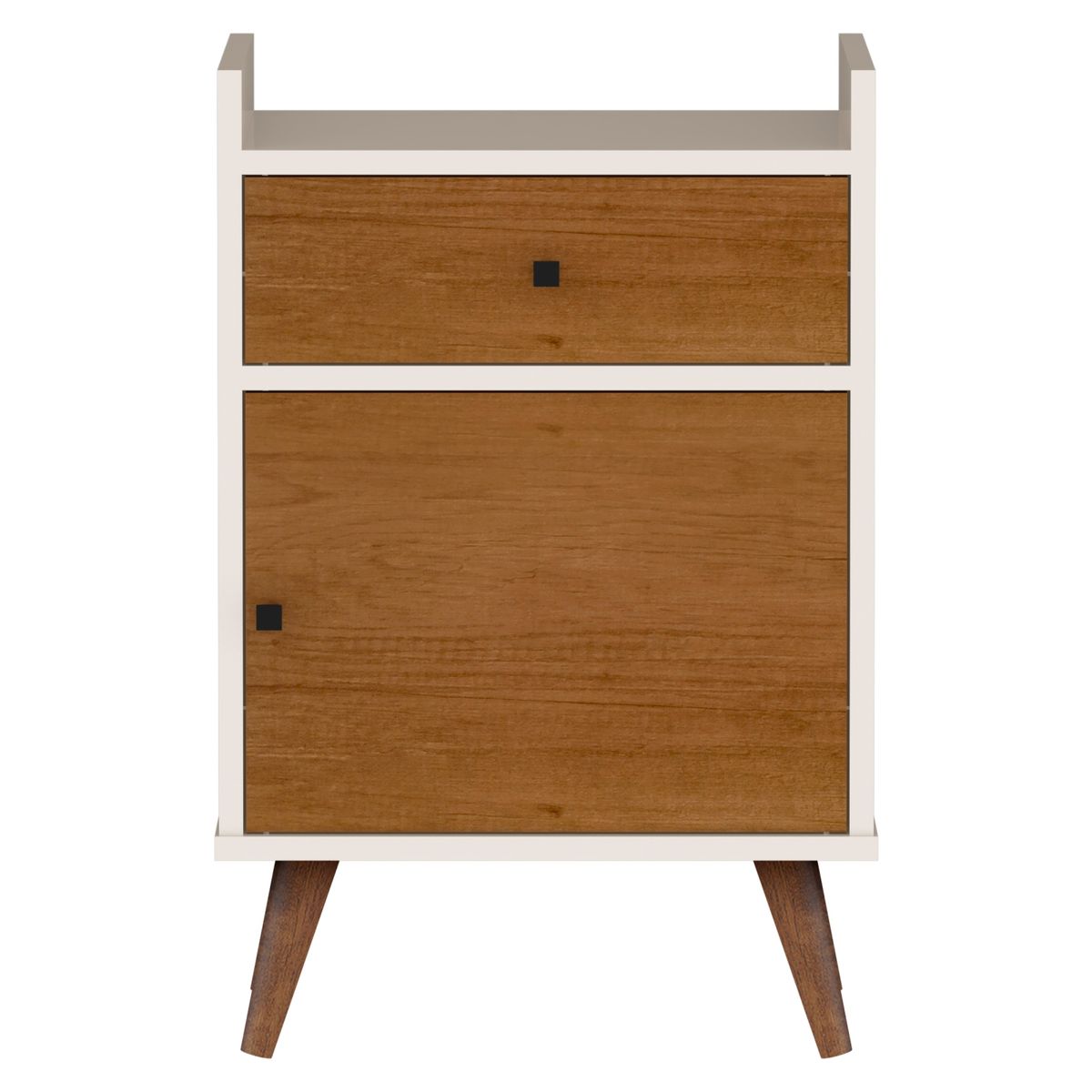 BE DESIGN - Velador Con Puerta Be Perla Caramelo Be Design