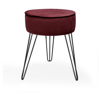 Imagen 2 del producto Pouff Tela Be Burdeo