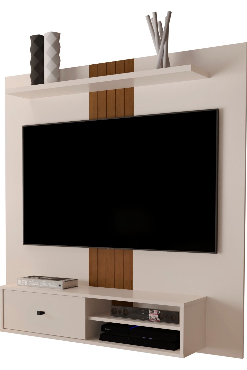 BE DESIGN - Mueble De Tv 55 " 2 Cajones Be Design