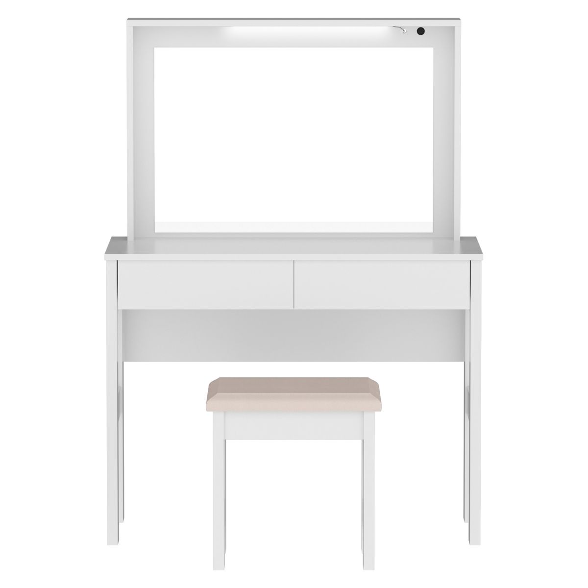 BE DESIGN - Tocador con Espejo Be Blanco Be Design