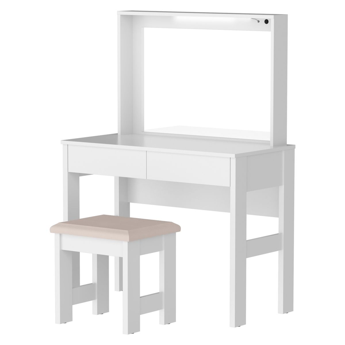 BE DESIGN - Tocador con Espejo Be Blanco Be Design