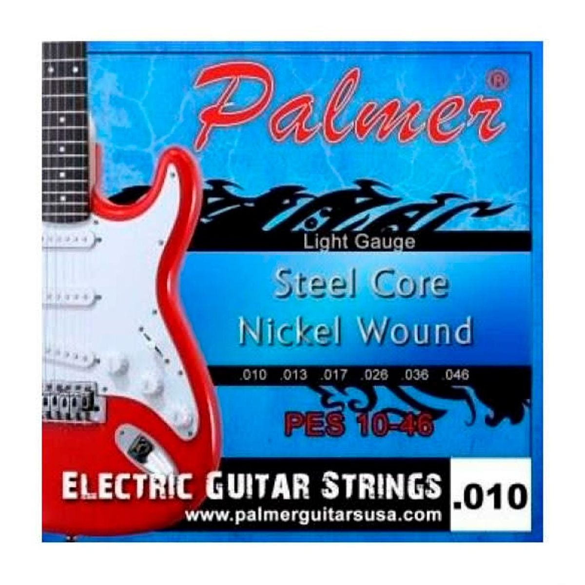 PALMER - Set de Cuerdas Guitarra Eléctrica 10-46 Palmer PES 1046