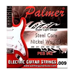 PALMER - Set de Cuerdas Guitarra Eléctrica 9-42 PES 942