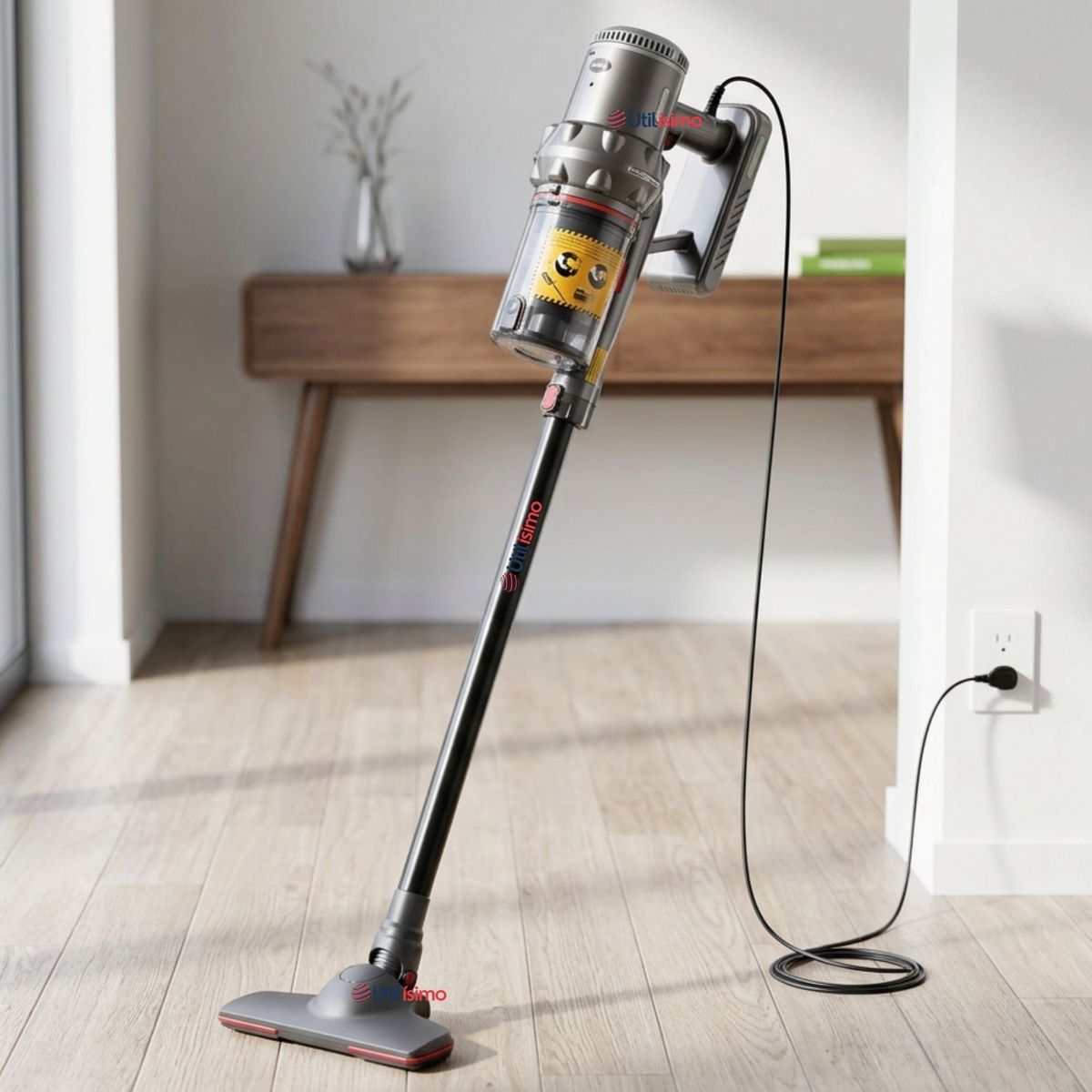 LINE - Aspiradora Vertical Portátil 3 Velocidades Filtro Hepa Lavable