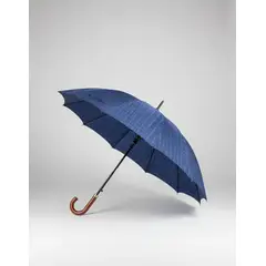 GENERICO - Paraguas De 16 Varillas Antiviento Mango Curvo 84cm