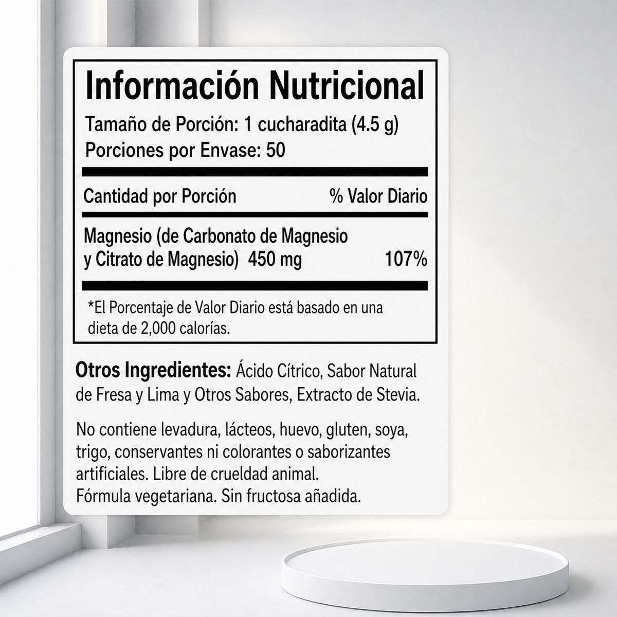 GENERICO - Naturalslim Magicmag polvo Citrato de magnesio puro