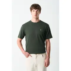 VELEZ - Vélez Camiseta Manga Corta Lerici Hombre Semifit Verde Oliva