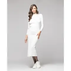 LINEATRE - Falda Mujer Contessa Blanco