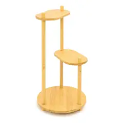 GENERICO - Soporte Para Plantas De Bambú, Interior O Exterior 3 Niveles BELUG