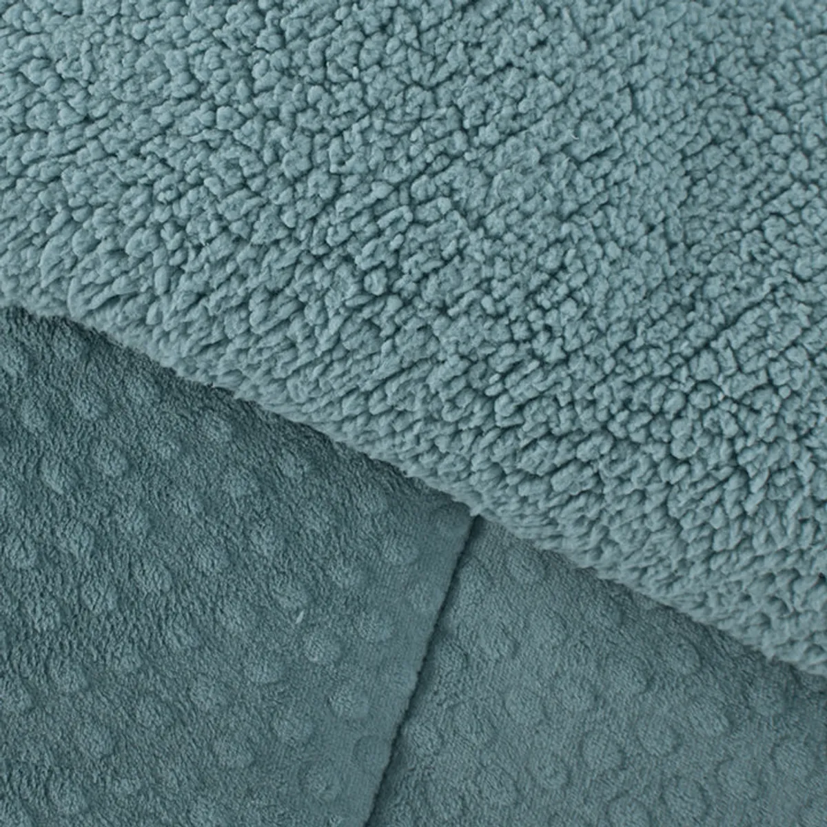 MASHINI - CUBRECAMA PLUMON CORAL 3D CON SHERPA CALIPSO MASHINI 2 PLAZAS
